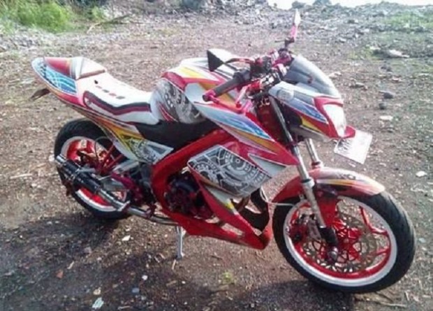 Modifikasi Yamaha Vixion R Intip Gaya Street Fighter Ini Hot Sex Picture