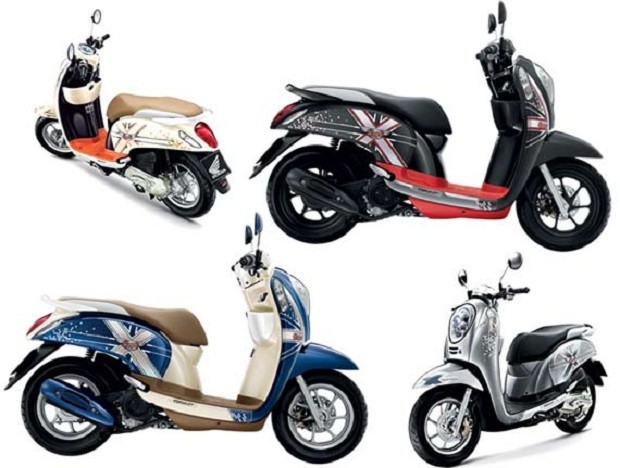 Perbandingan Honda Scoopy i S12 buatan Thailand 