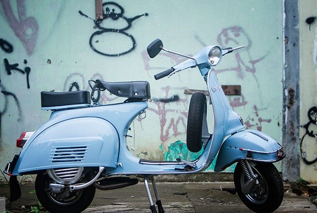 Mengubah Penampilan Vespa Klasik Super 150 Dengan sedikit Sentuhan Modifikasi