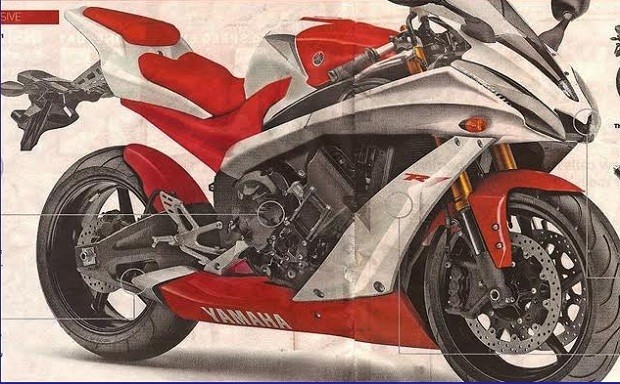 Rancangan Moge  Terbaru andalan Yamaha  YZF  R1  di tahun  2019 