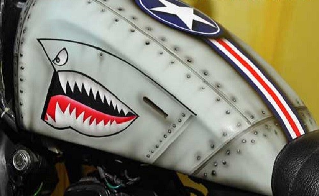 Modifikasi Honda Tiger Mirip Dengan Pesawat Tempur Amerika The Tiger Shark