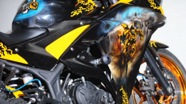 Modifikasi Yamaha YZF-R25, Bumblebee Menjadi Inspirasi